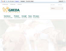 Tablet Screenshot of gheda.it